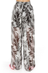 The Fronds Print Wide Leg Pants