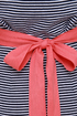 Lost Maude Navy Blue and White Striped Dress