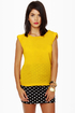 Black Sheep Dawn Yellow Top