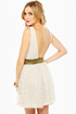 Wheel of Fashion Cream Lace Dress