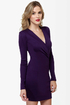 Foreign Film Purple Dress
