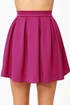 Everything Illuminated Magenta Skirt