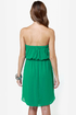 Human Nature Strapless Green Dress