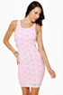 Party Rock Neon Pink Lace Dress