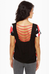 Pointer Sister Short Sleeve Print Top