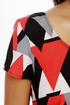 Pointer Sister Short Sleeve Print Top