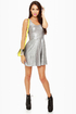 Belle of the Disco Ball Silver Dress