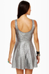 Belle of the Disco Ball Silver Dress