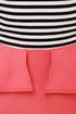 Postcard from Paris Coral Pink Striped Dress