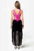 Get My Drift Fuchsia and Black Dress
