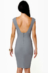 Midi City Grey Dress