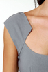 Midi City Grey Dress
