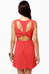 Follow Me Sleeveless Red Dress