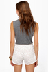 Pantaloon-ey Tunes Cream Lace Shorts
