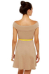 Mid-Century Marvel Beige Dress