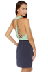 LULUS Exclusive Back Beauty Mint and Navy Blue Dress