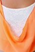 Triple Threat Orange and Taupe Dress