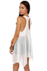 Softly Sweetly Sheer White Babydoll Dress