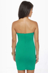 Sweet on Repeat Strapless Teal Dress