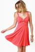 Flare de Lis Coral Pink Dress