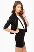 Blank NYC Fitted Black Moto Jacket