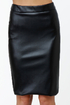 One of the Gang Black Vegan Leather Skirt