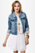 Billabong Nova Embroidered Denim Jacket