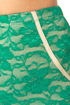 One Rad Girl Brooke Teal Lace Mini Skirt