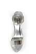 Qupid Drama 103 Silver Metallic Platform Heels