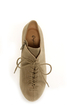 Qupid Theron 03 Taupe Suede Lace-Up Ankle Booties