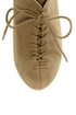 Qupid Theron 03 Taupe Suede Lace-Up Ankle Booties