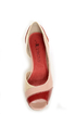 unRestricted Wonder Red Color Block Patent Kitten Heels