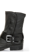 Report Woods Black Belted Convertible Motorcycle Boots