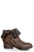 Report Woods Dark Brown Belted Convertible Motorcycle Boots