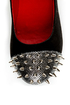 Shoe Republic LA Scion Black Spiked Cap-Toe Flats