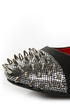 Shoe Republic LA Scion Black Spiked Cap-Toe Flats