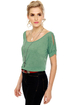 Alternative Apparel Jovana Mint Green Top