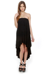 Blaque Label High Swoon Strapless Black Dress
