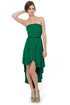 Blaque Label High Swoon Strapless Green Dress