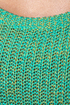 Little Secrets Teal and Gold Sweater