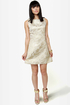 Ruling Dynasty Gold Brocade Dress