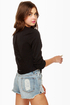 Shred-liest Catch Black Cropped Jacket