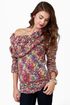 Confetti Collection Multi Knit Sweater