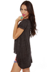 O'Neill Goodwill High-Low Charcoal Grey Top