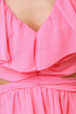 Ruffle, Shuffle, and Roll Bubblegum Pink Dress