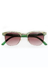 Soho Green Floral Sunglasses