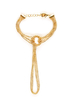 Give \'em the Ring-around Gold Harness Bracelet