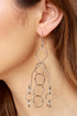Brain Teaser Silver Earrings