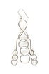 Brain Teaser Silver Earrings
