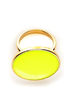 Hot to Dot Neon Yellow Ring